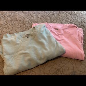 Two AE aerie crew sweatshirts sz xxl